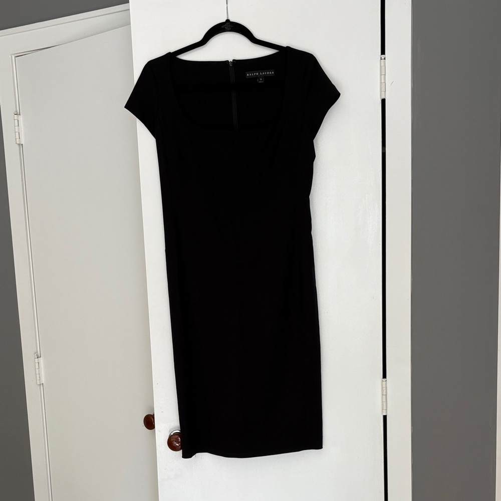 Ralph Lauren Classic Black Midi Dress